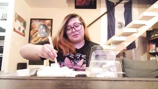 Nerdy BBW first Time Gaining Weight - 4 image