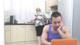 taboo sex with big granny and boy - 1 image