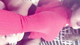 Beautiful white bbw tries an interracial threesome! - 15 image