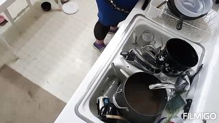 BBW Washing the Dishes - 11 image
