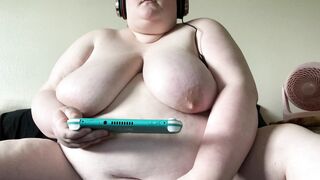 BBW Listens to Bimbo Anal Audio and Cums Hard after Denial with Vibrator - 10 image