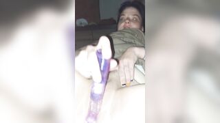 Stepmom has a new toy w/ sucking, licking and solo play - 15 image