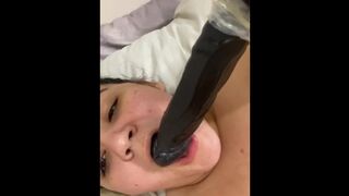 Bbw with fat ass makes a mess squirting - 1 image