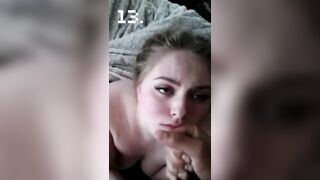 Sorority Beauty's secret Only-Fans Top 20 most viewed cumshot facial compilation - 7 image