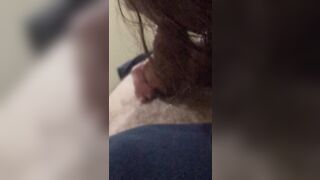 Jerking off then stepmom come to give sloppy head in Motel - 5 image