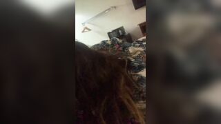 Good month from  this hoe that love to suck dick