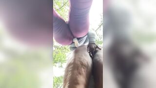 Fucking TastiLipps HARD in the Forest (We almost fall  - 14 image