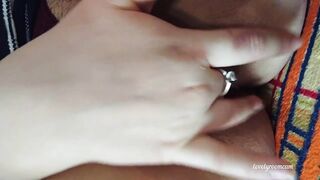 after work fucks herself in her pussy and cums - 8 image