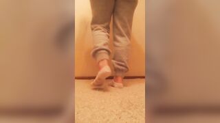 Horny milf in gray fluffy cashmere teasing her naughty fans heh - 11 image