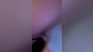 Thick blondie playing with herself