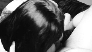 Wife gives me an amazing blowjob until I cum all over her giant tits - 12 image