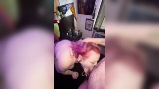 Dirty girl deep throats - 10 image