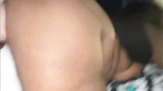 Big Booty Ebony Slut Fucks and Sucks On White Cock - 8 image