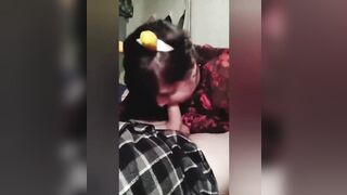 Rosey Indica: Cosplaying Karkata Vantas gives a Blowjob to BWC from soft to Hard - 6 image