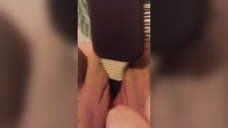 Fucking my tight pussy with a brush - 10 image