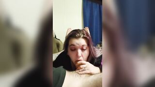 Princess Luna throats and licks on Daddy's thicc cock - 8 image