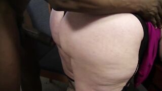 British Granny receives her BBC creampie