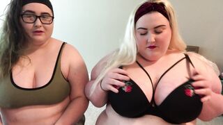 BBW LESBIAN SMOKE & MAKEOUT - 3 image