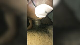 BBW CO WORKER BREAKS OUT IN SWEAT LIKE SHE SUCKING FOR A CHECK!!! WETTEST MOUTH ON SHIFT. - 5 image