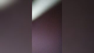 Pretty girl smoking in purple panties part 1 - 9 image