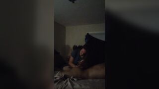 Milf messaging my stepdaddy while grinding my pussy on his ass - 10 image