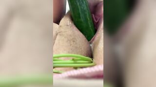 Cucumber and Carrot Cum Slut - 6 image