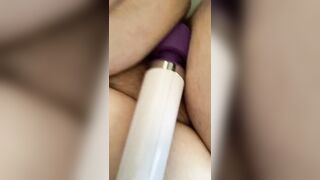 Bbw using toy on her clit - 11 image