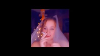 Smoking Fetish: Would you fuck the chubby bride? - 1 image