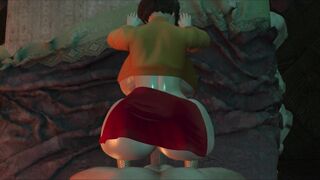 POV - Slutty Velma Fucking her huge ASS (3D Cosplay) - 12 image