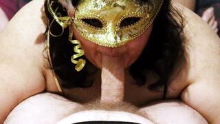 Cambodian Asian MILF DEEPTHROATS 8-INCH English cock PT:2 Bed, licks and swallows CUM - 13 image