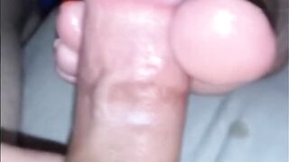 Massaging his cock with my feet. - 5 image