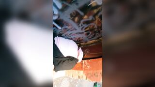 Chubby white bitch alley sex, rough throat fuck - 10 image