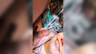 Chubby white bitch alley sex, rough throat fuck - 2 image