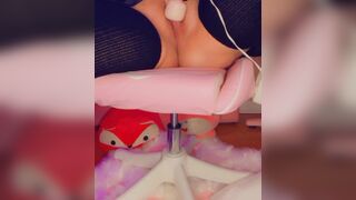 Egirl Fucks Tentacle on Gaming Chair