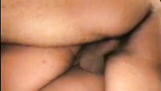 Ebony chick with curvaceous figure in black lingerie poked - 6 image