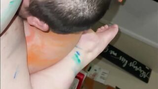 Painting turns naughty - 10 image