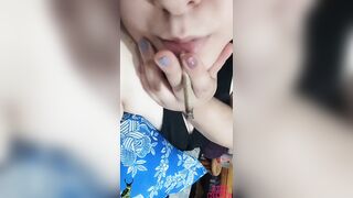 Smoking relaxed on the couch - 7 image