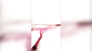 She let's me watch while she plays with herself