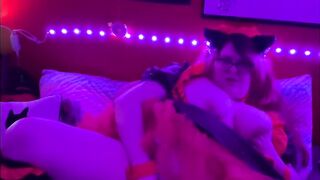 BBW Cat Maid Using her Favorite Toy - 9 image