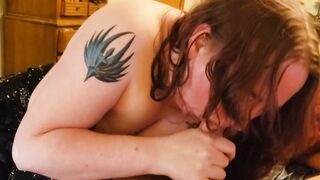 Cock-hungry BBW provides masterful blowjob (POV) - 13 image