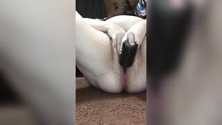 Stuffing ice in my pussy - 9 image