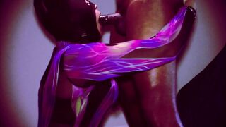 Thick Amazon Chokes And Gags On BBC