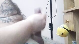 caught me jerking off and helped me cum #3