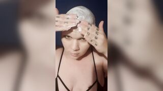 Buzz cut with clippers and then razor shaved smooth