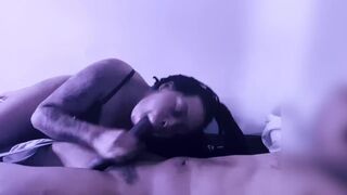 Step brother turns up tv to fuck sister (sneaky) - 1 image