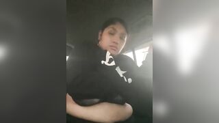 Mizz Melons gets horny while driving and pulls over - 12 image
