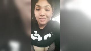 Mizz Melons gets horny while driving and pulls over - 4 image