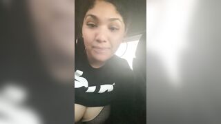 Mizz Melons gets horny while driving and pulls over - 7 image
