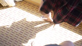 Bubble Butt bent over on Couch - 2 image