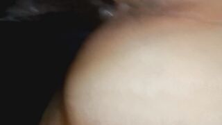 BBC cums on BBW lace panties